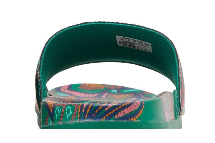 Adidas Wmns Adilette Comfort Slide 'Floral - Bold Green'