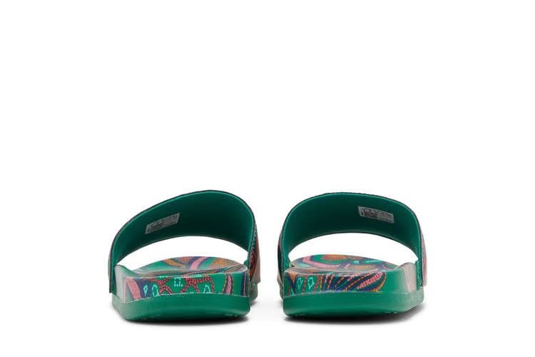 Adidas Wmns Adilette Comfort Slide 'Floral - Bold Green'
