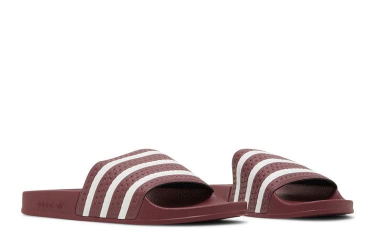 Adidas Adilette Slides Quiet Crimson