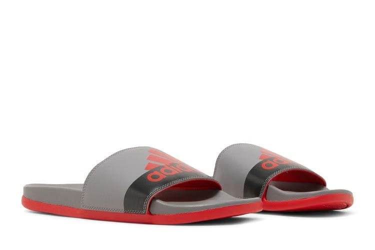 Adidas Adilette Comfort Slide Vivid Red Grey
