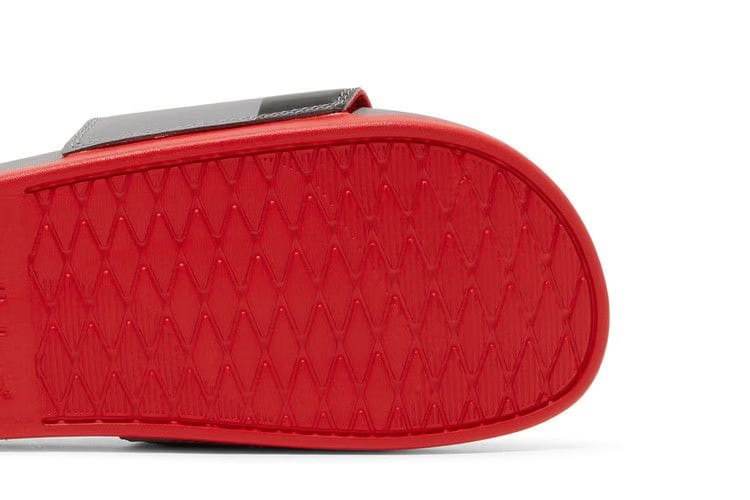 Adidas Adilette Comfort Slide Vivid Red Grey