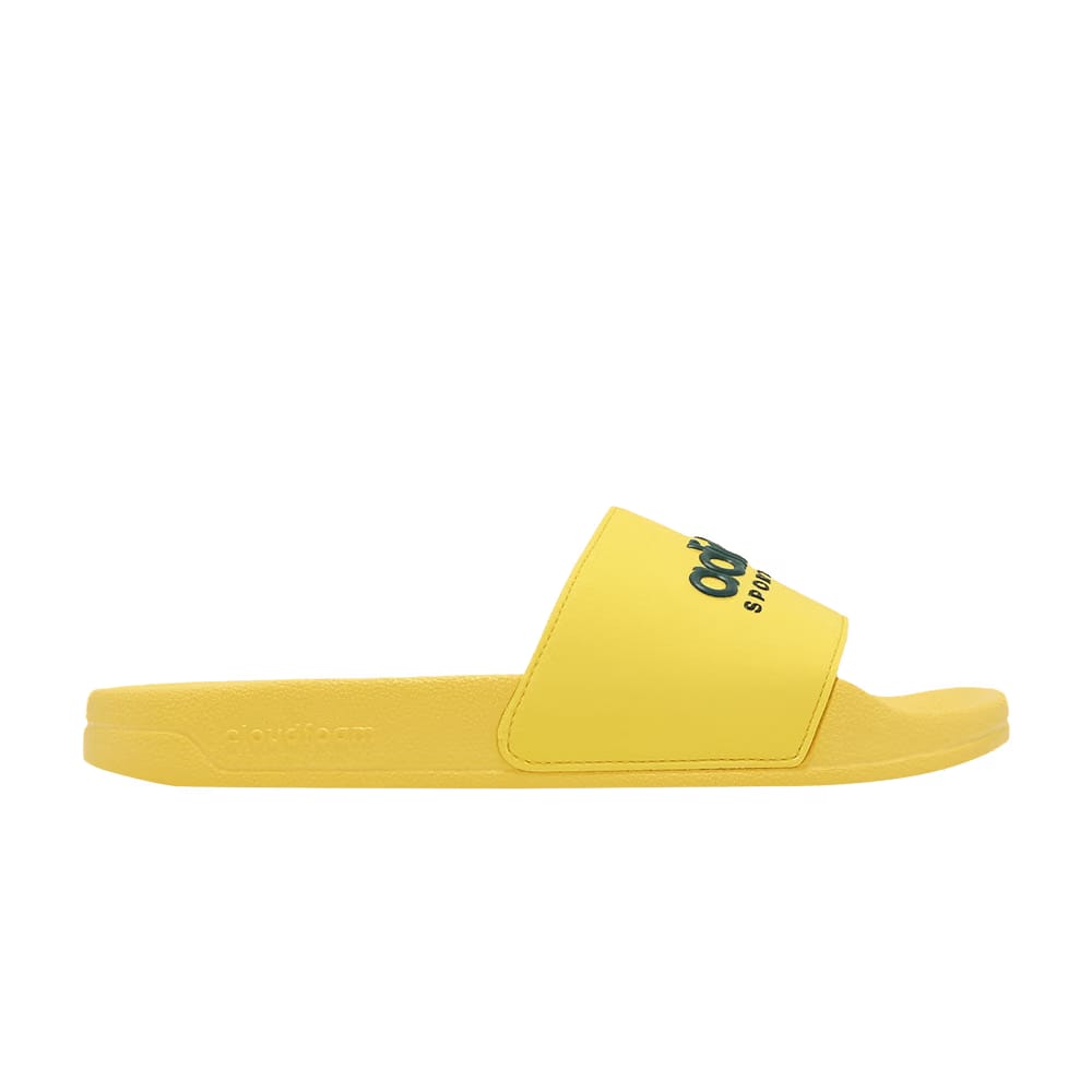 Adidas Adilette Shower Slide Yellow Collegiate Green