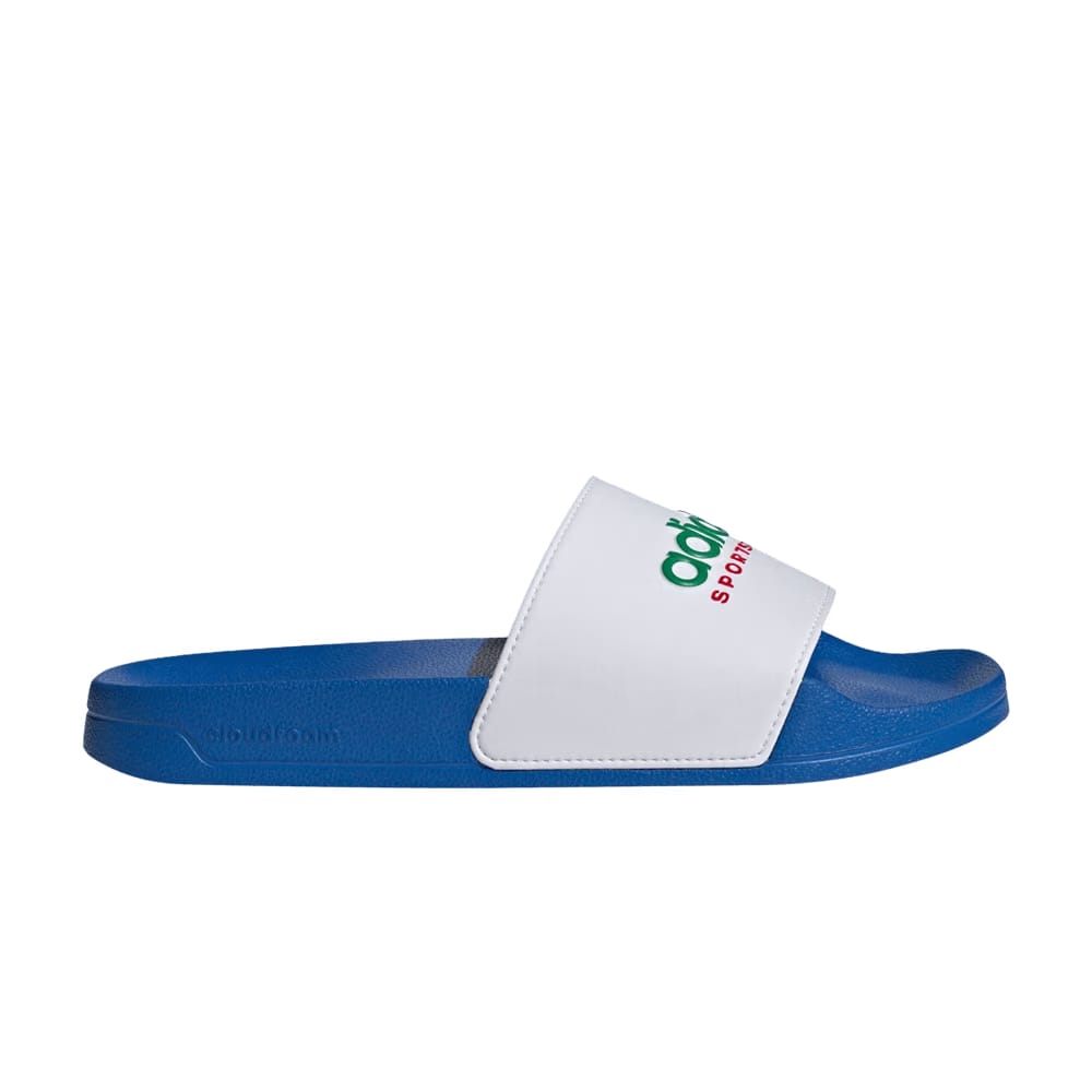 Adidas Adilette Shower Slides Bright Royal White
