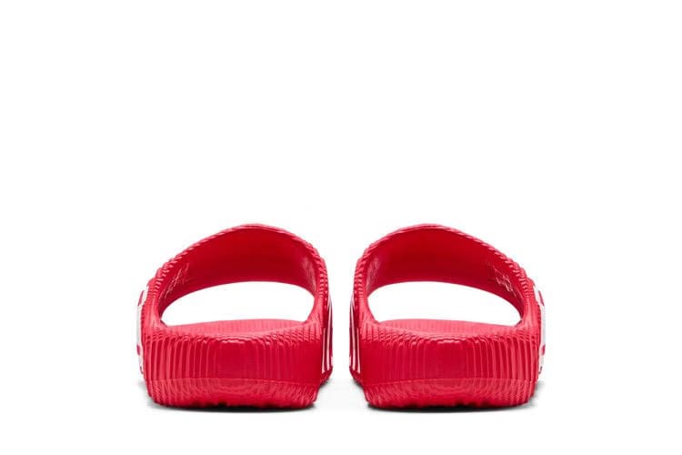 Adidas Adilette 22 Slides Scarlet White