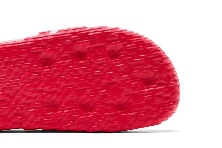 Adidas Adilette 22 Slides Scarlet White