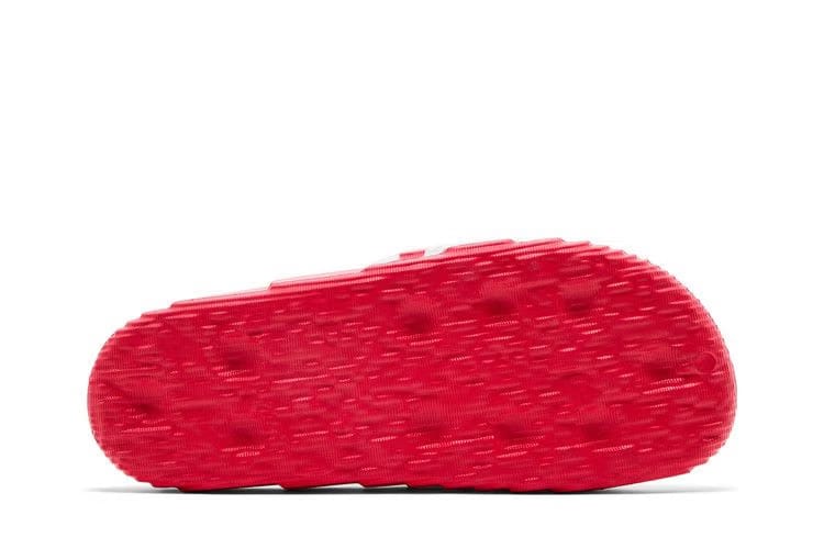 Adidas Adilette 22 Slides Scarlet White