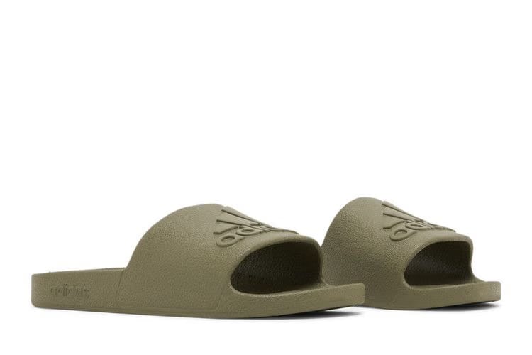 Adidas Adilette Aqua Slides Olive Strata