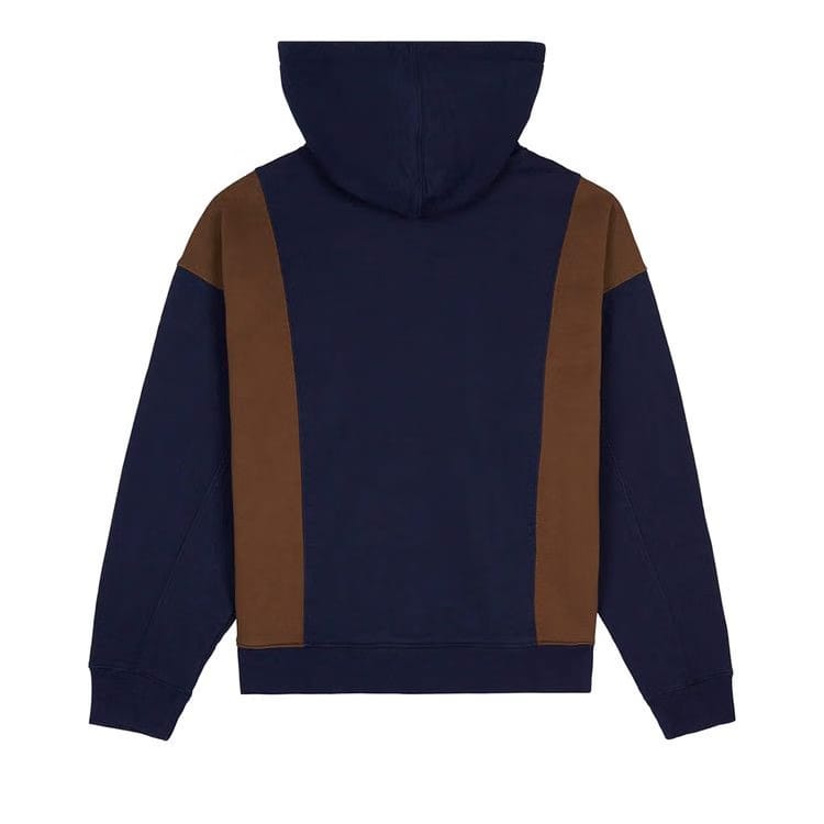 Brain Dead Mendoza Cropped Hoodie Navy
