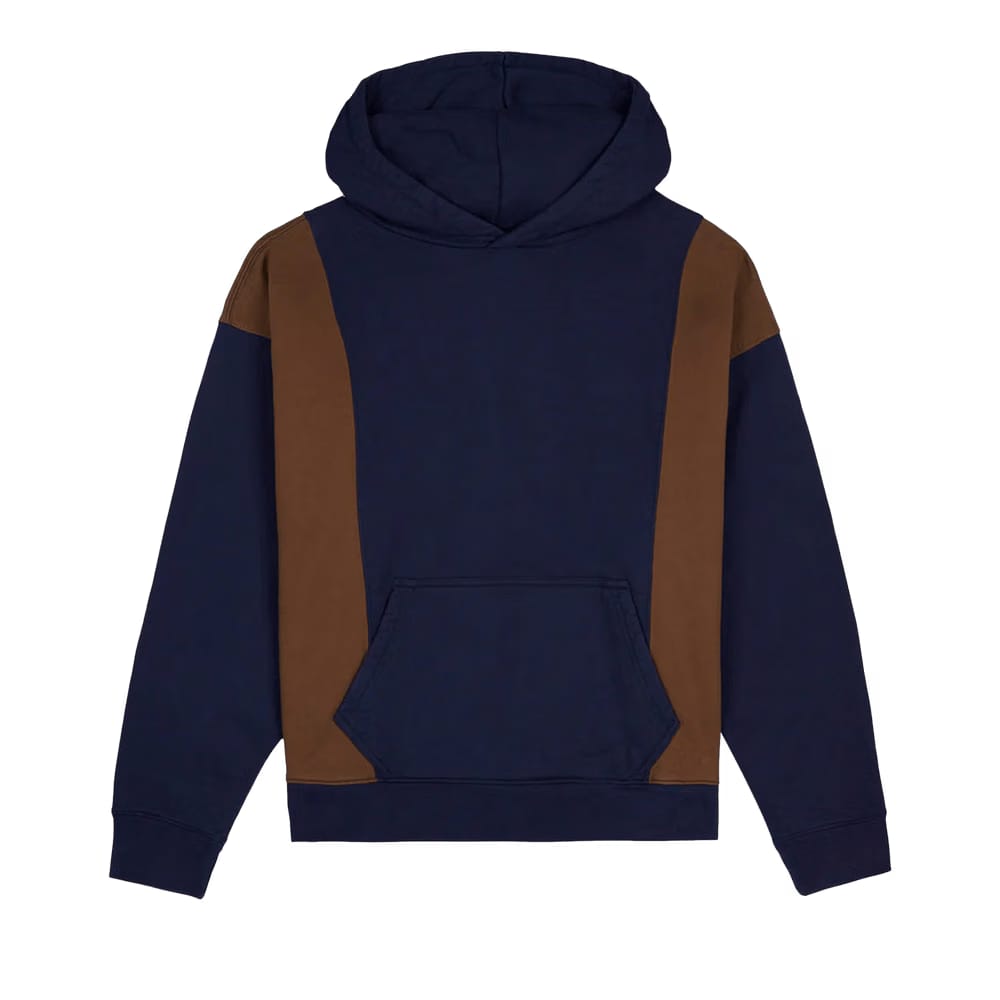 Brain Dead Mendoza Cropped Hoodie Navy