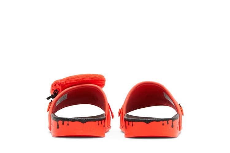 Adidas Wmns Pouchylette Slides 'Paint Drip - Solar Red'