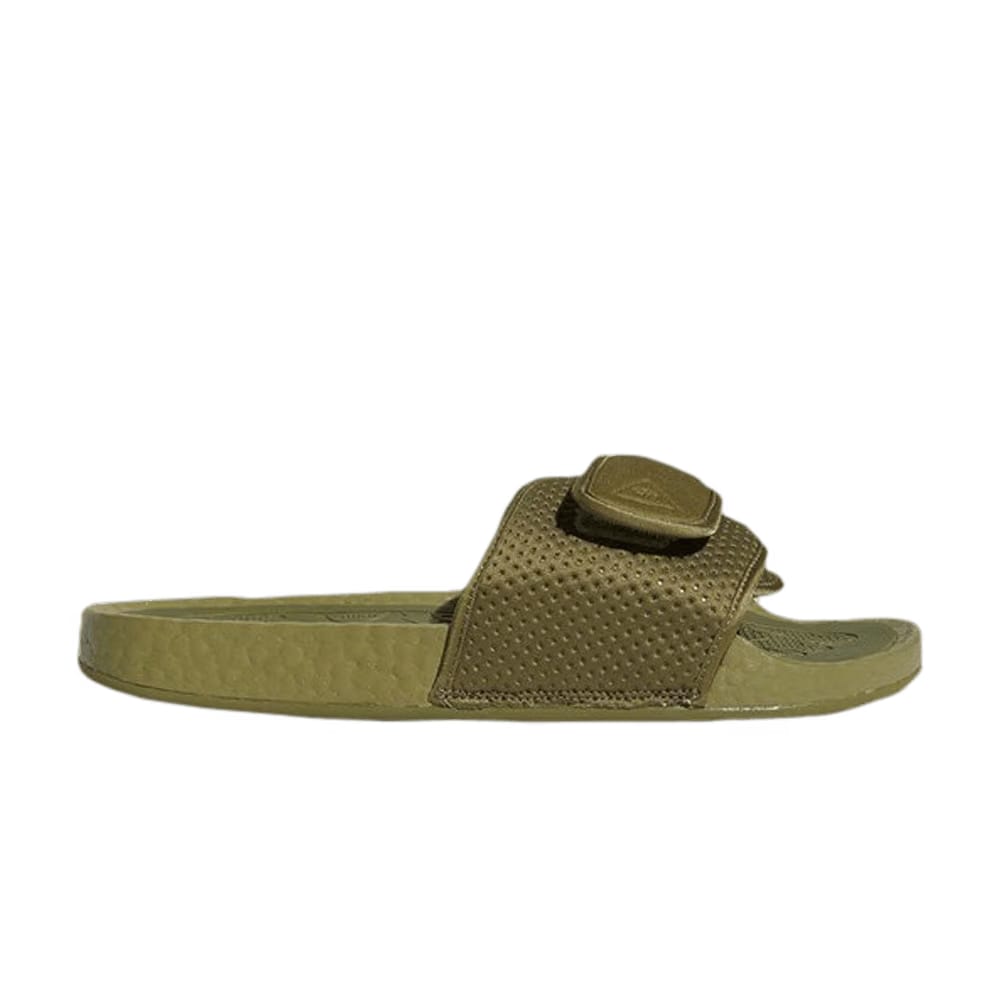 Pharrell x adidas Boost Slides Olive Cargo