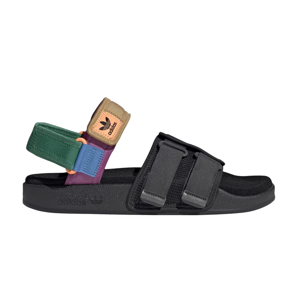 Adidas Adilette Sandal 4.0 Black Bold Green