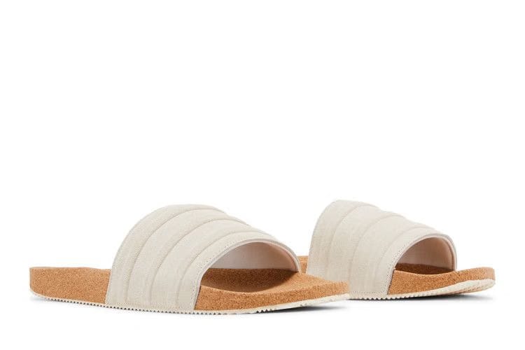 Adidas Adilette Premium Slides Cork Pack - Wonder White