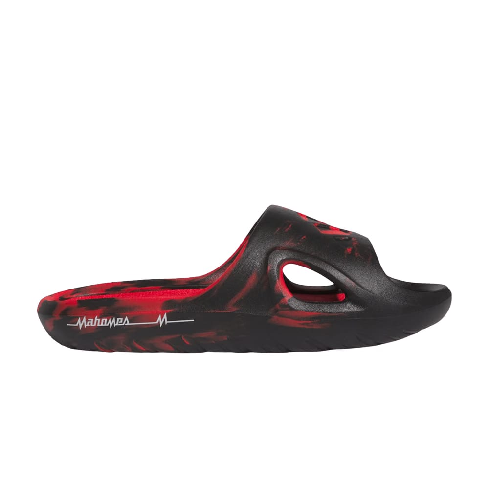 Patrick Mahomes x adidas Adicane Slide Black Collegiate Red