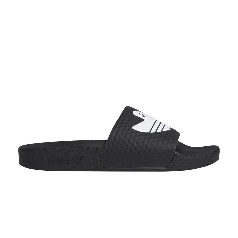 Adidas Shmoofoil Slides Black White