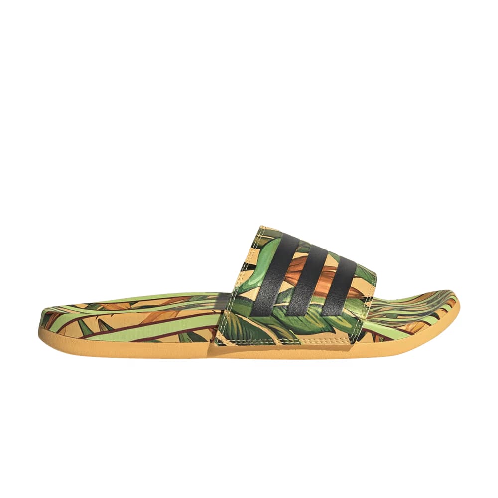 Adidas Wmns Adilette Comfort Sandal 'Semi Spark Tropical Print'