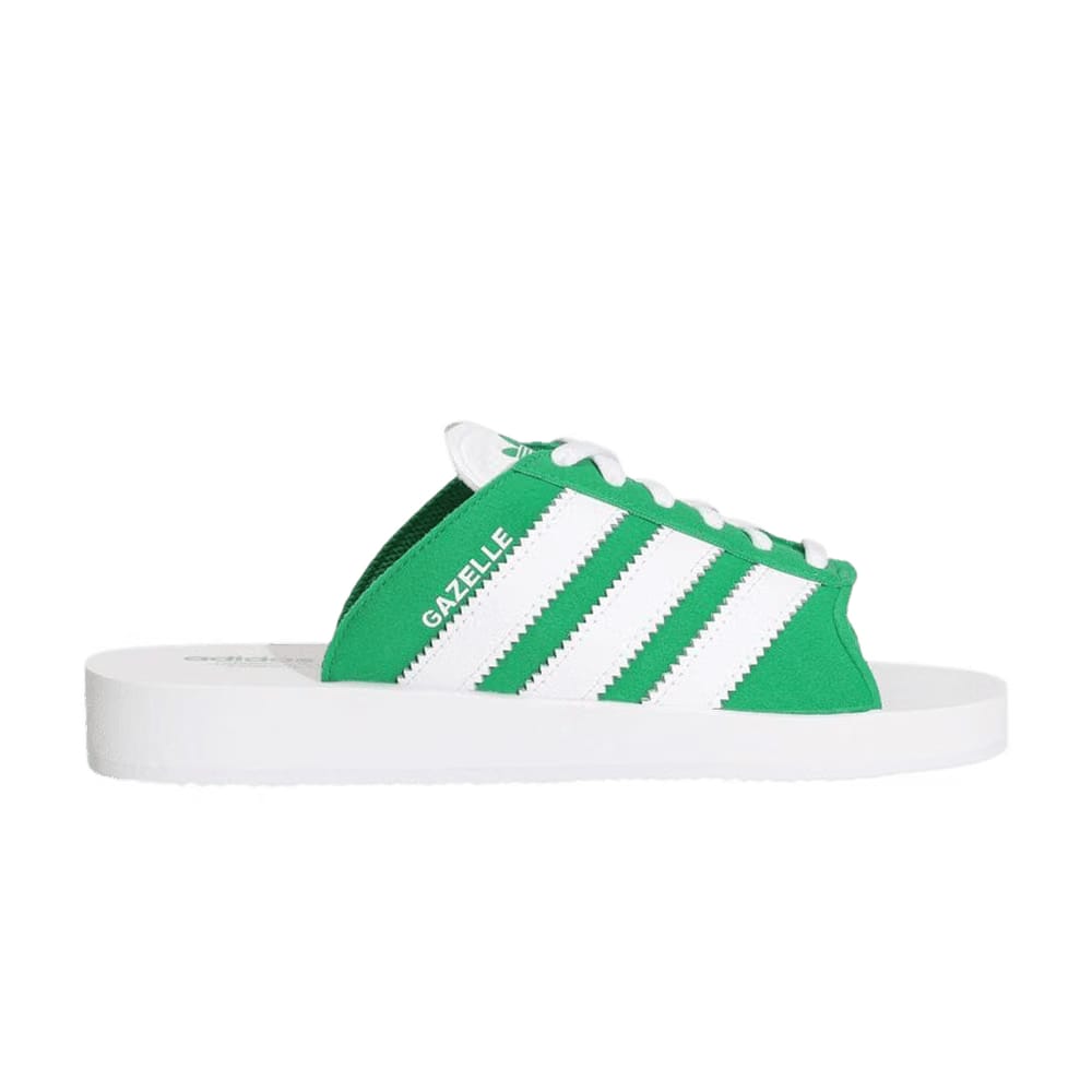 Adidas Gazelle Beach Slides Green