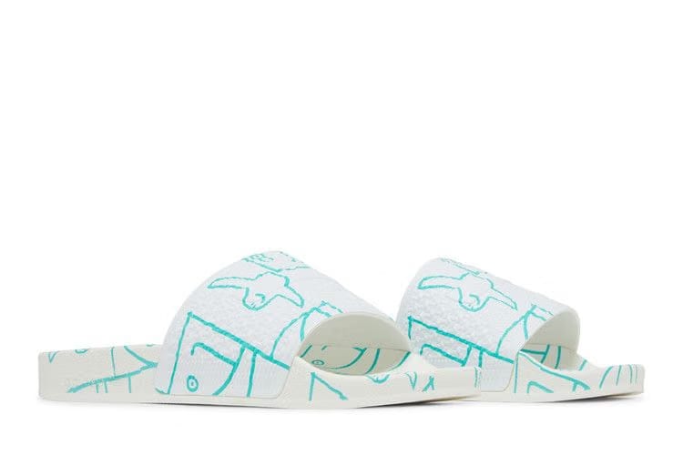 Mark Gonzales x adidas Shmoofoil Slide Allover Print