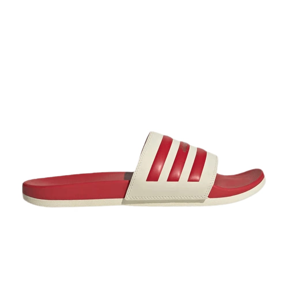 Adidas Adilette Comfort Slide Wonder White Vivid Red