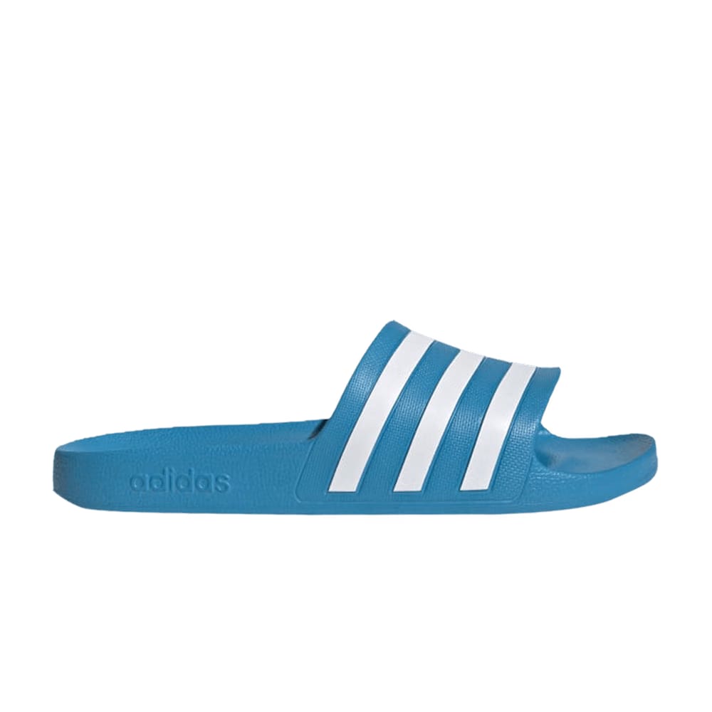 Adidas Adilette Aqua Slides Solar Blue