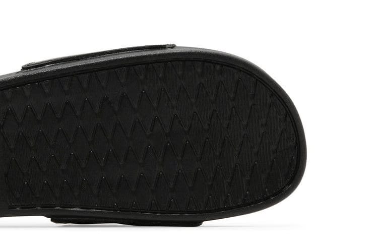 Adidas Adilette Comfort Slide Black Gold Metallic