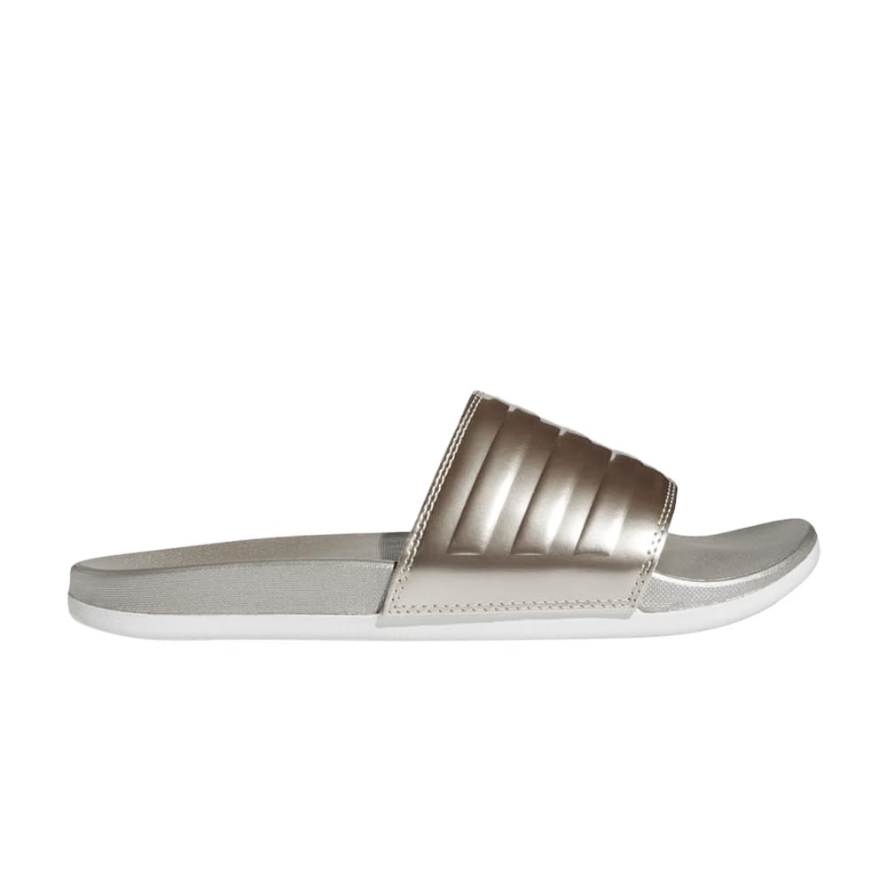 Adidas Wmns Adilette Comfort Slide 'Champagne Metallic'
