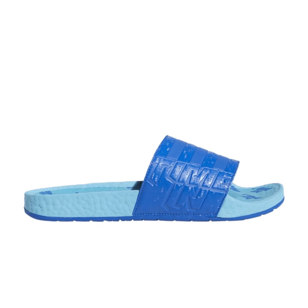 Ninja x adidas Adilette Boost Slide Time In - Blue Signal Cyan
