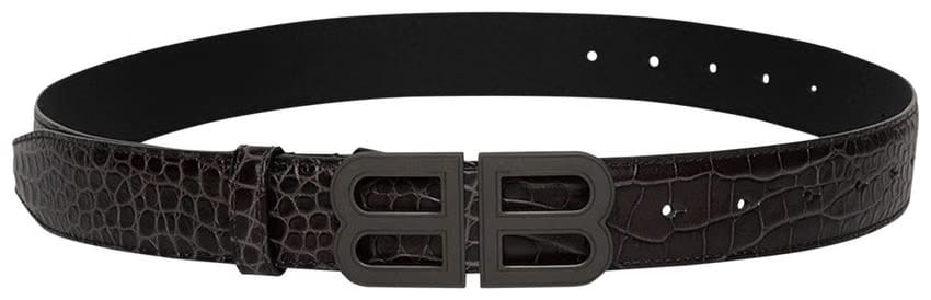 Balenciaga BB Belt Dark Grey