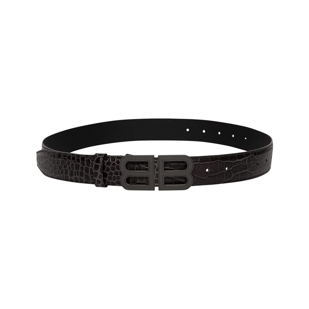 Balenciaga BB Belt Dark Grey