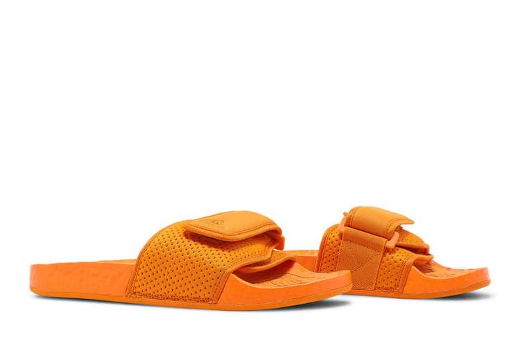 Pharrell x adidas Boost Slides Bright Orange