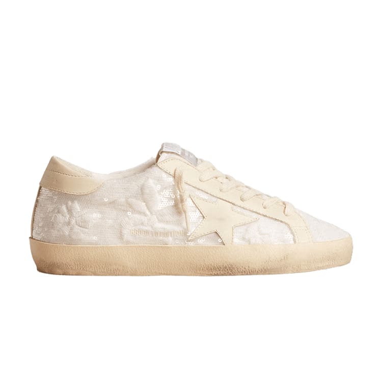 Golden Goose Wmns Superstar LTD 'White Floral Embroidery'