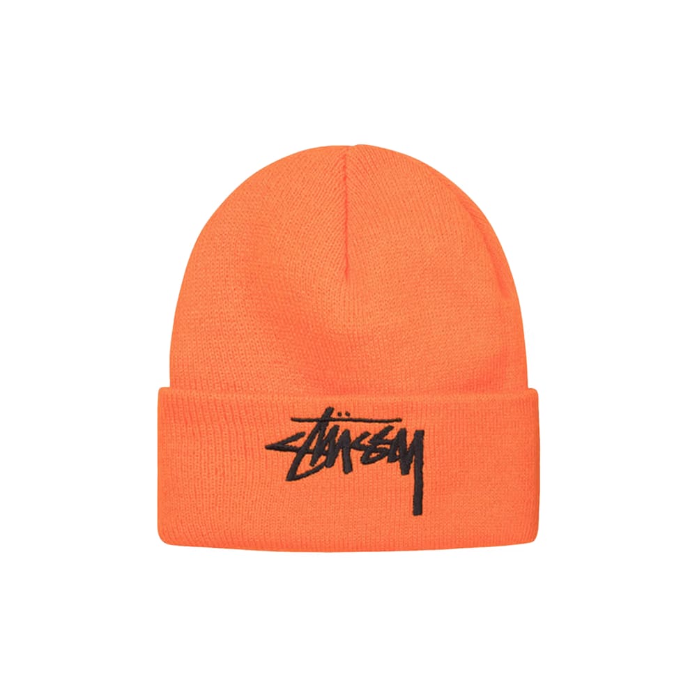 Stussy Big Stock Cuff Beanie Orange