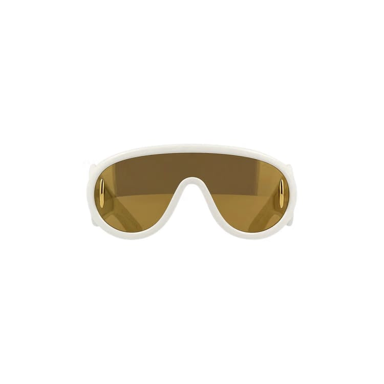 Loewe Paula's Ibiza Sunglasses Ivory/Brown Mirror