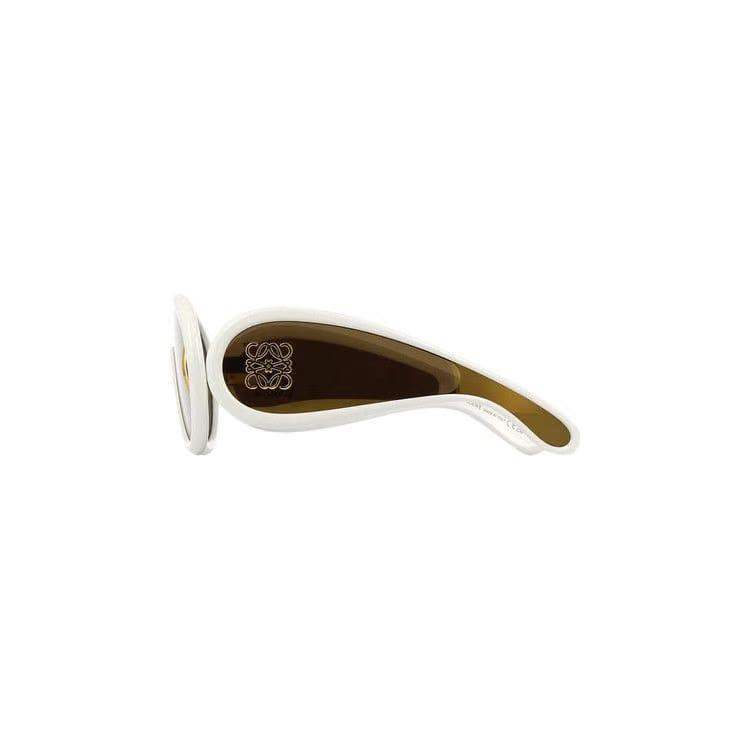 Loewe Paula's Ibiza Sunglasses Ivory/Brown Mirror