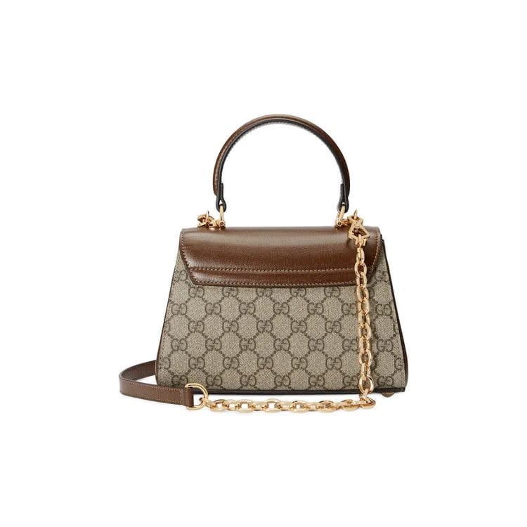 Gucci Horsebit 1955 Mini Bag Beige/Ebony/Brown Sugar