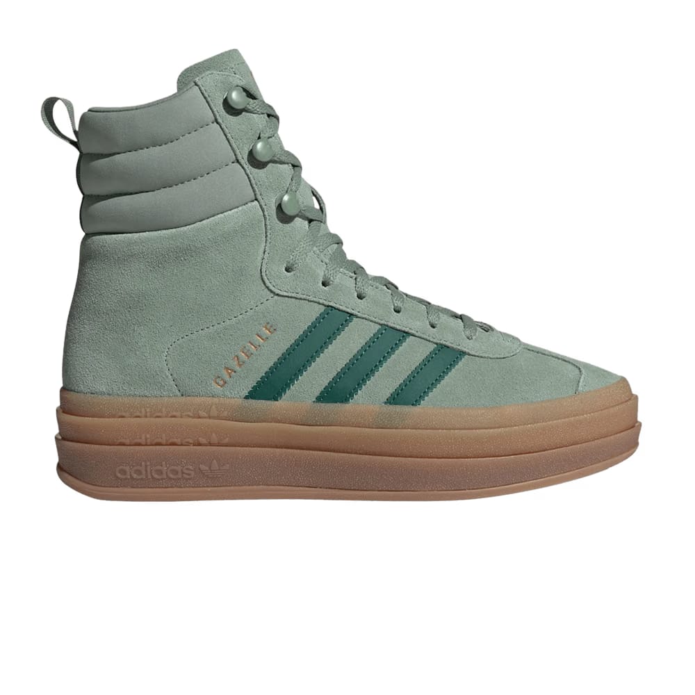 Adidas Wmns Gazelle Boot 'Silver Green Gum'