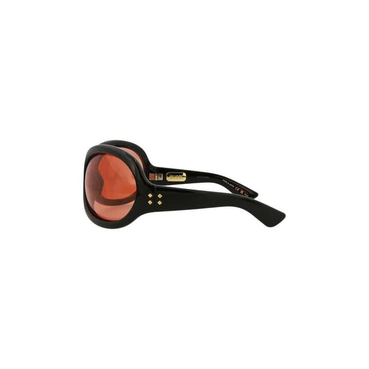 Gucci Wrap Around Sunglasses Black/Red