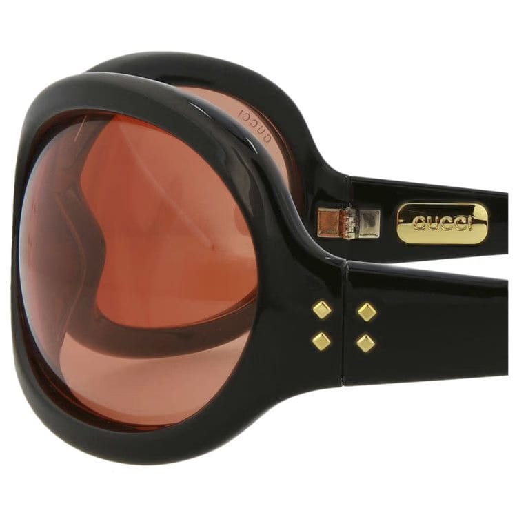 Gucci Wrap Around Sunglasses Black/Red