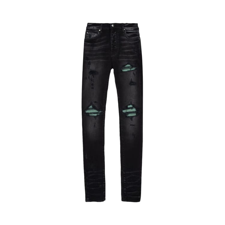Amiri Ultra Suede MX1 Jean Aged Black