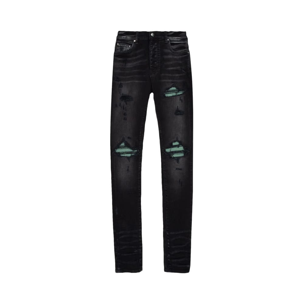 Amiri Ultra Suede MX1 Jean Aged Black
