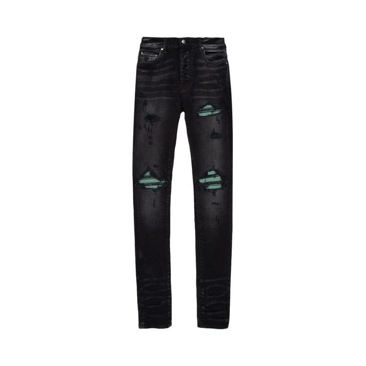 Amiri Ultra Suede MX1 Jean Aged Black
