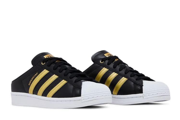 Adidas Wmns Superstar Mule 'Black Gold Metallic'