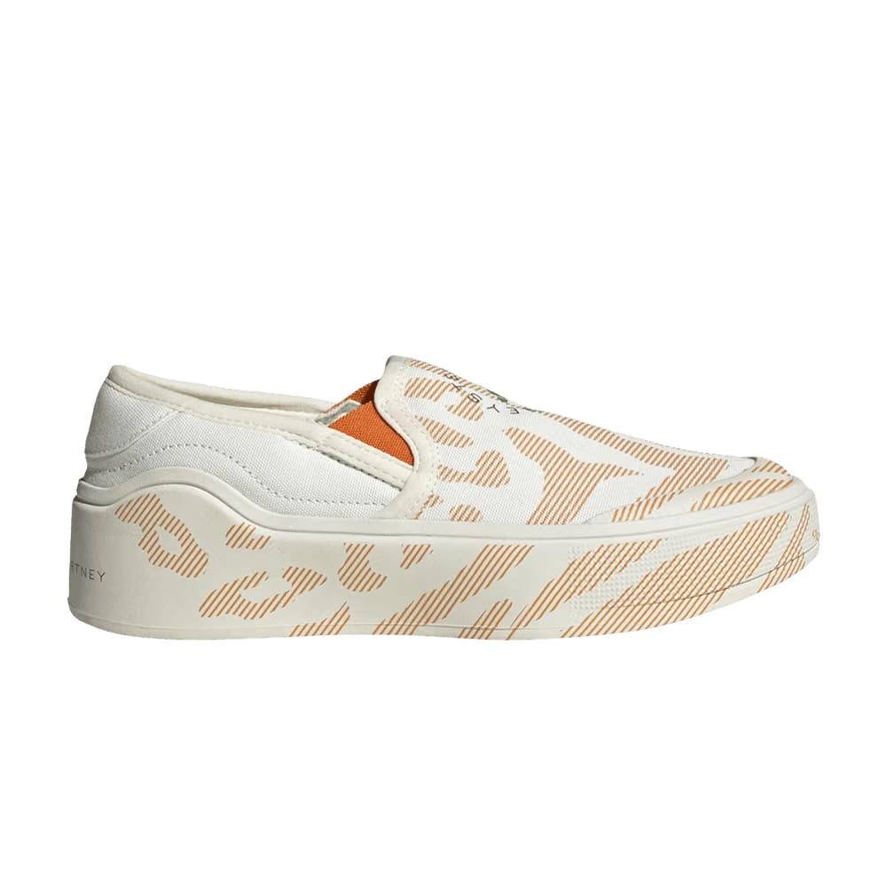 Stella McCartney x adidas Court Slip-On Off White Unity Orange Sample