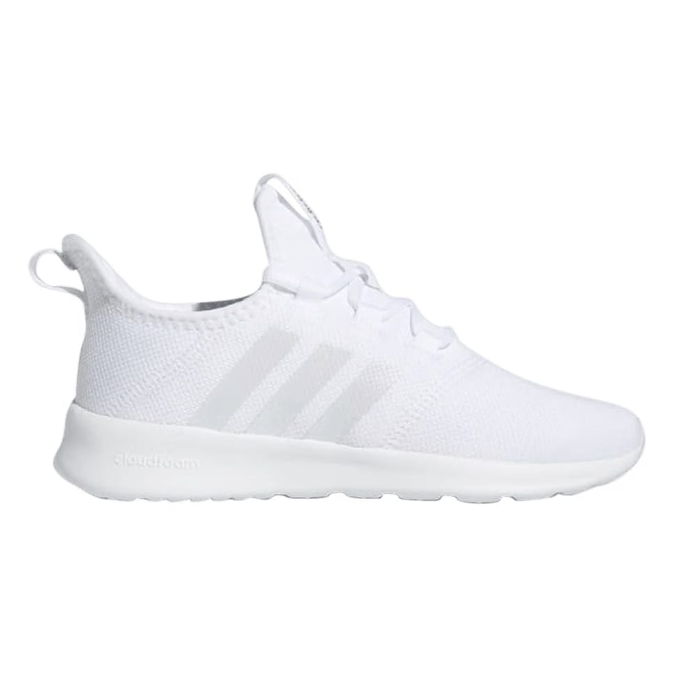 Adidas Cloudfoam Pure Slip-On J Cloud White Silver Metallic