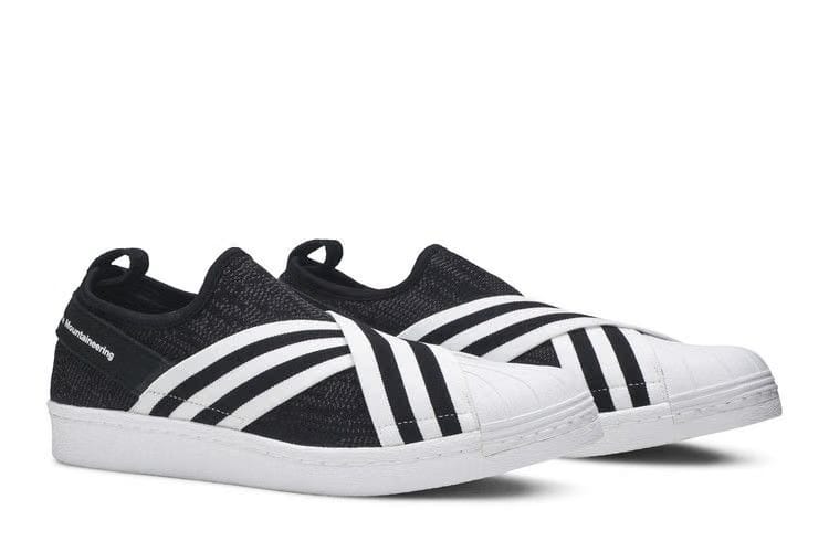 White Mountaineering x adidas Superstar Slip-On PK Black White