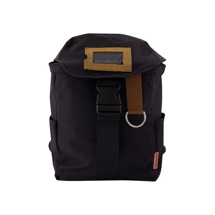 Acne Studios Nylon Backpack Black