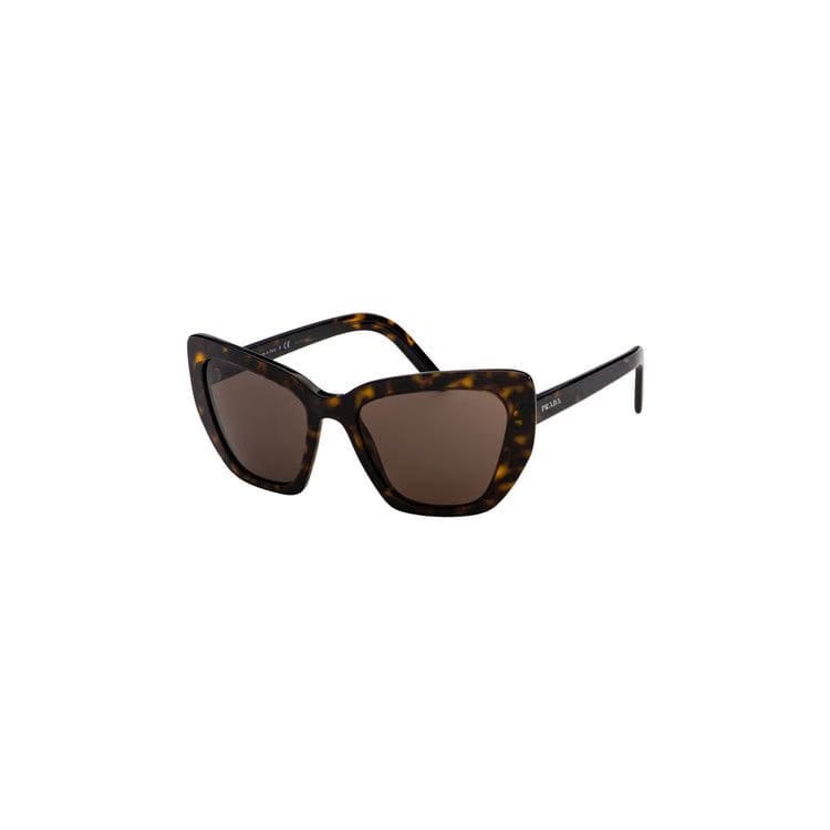 Prada Cat Eye Frame Acetate Sunglasses Brown