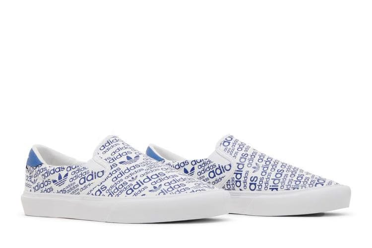 Adidas Court Rallye Slip Allover Logo - Collegiate Royal