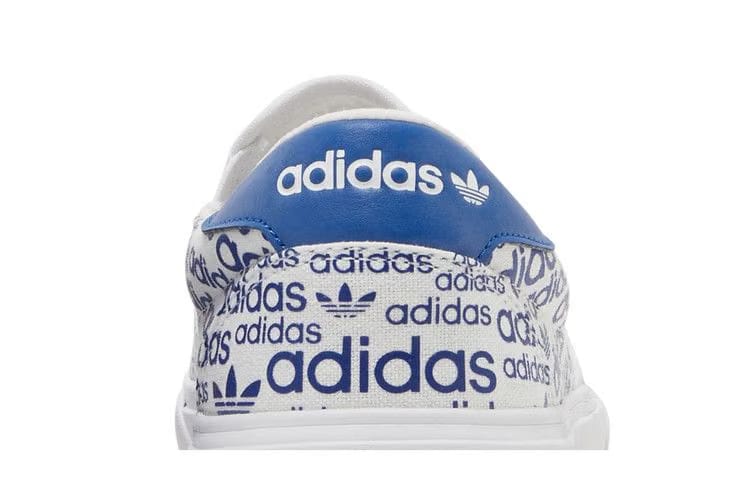 Adidas Court Rallye Slip Allover Logo - Collegiate Royal