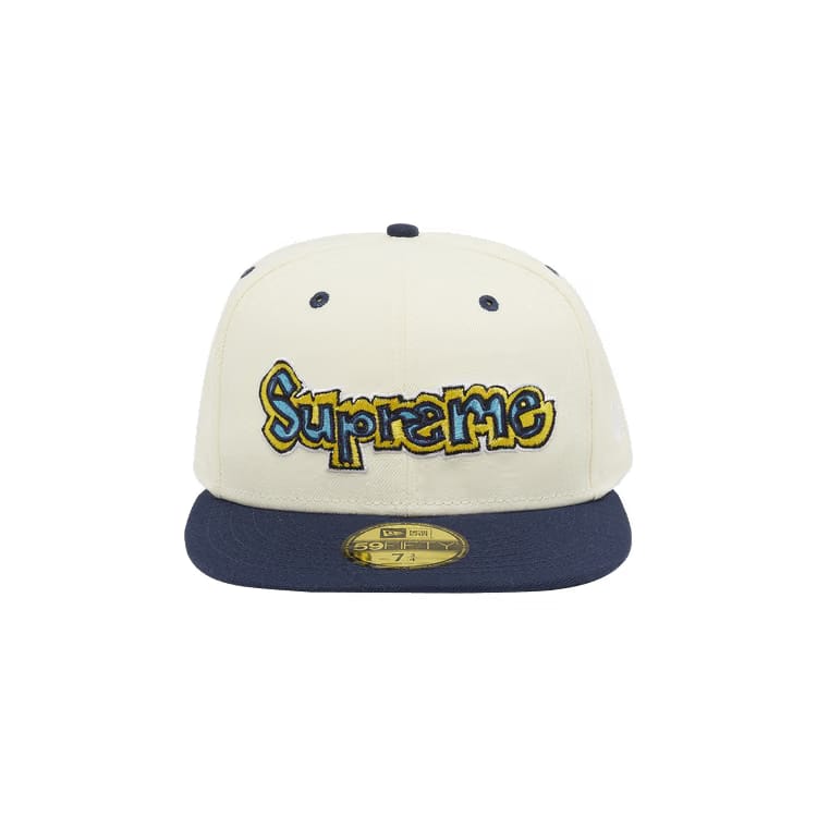 Supreme x New Era Gonz Logo Hat Natural